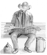 190114_A man waiting for a train