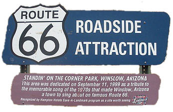 route 66 roadside attraction winslow arizona