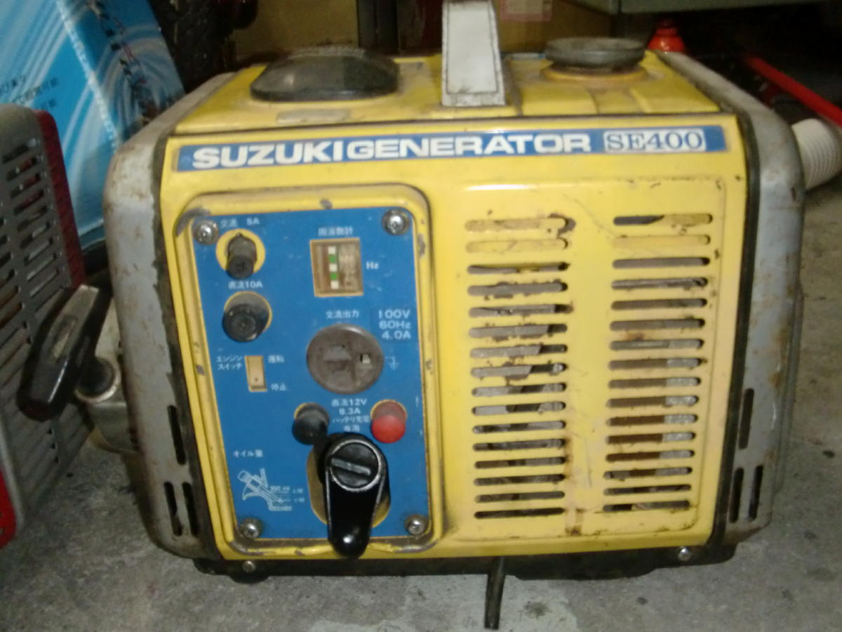 ★スズキ発電機SE400C KOMATSU ポータブル発電機 KE400C （スズキ・SE400Cと同等