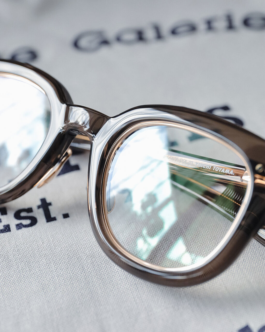 YUICHI TOYAMA 別注 eye wear BRN RIM.ARK 新品未使用】YUICHI TOYAMA別注 eye wear BRN YUICHI TOYAMA 別注 eye