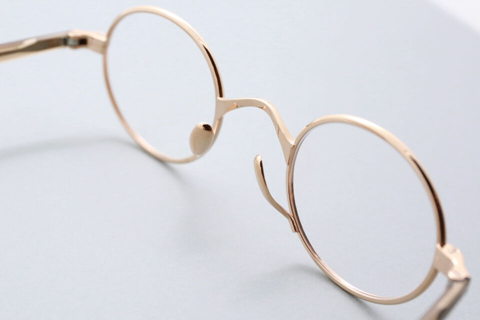 KameManNen（カメマンネン） 【 KMN-33 】 指輪のような丸眼鏡フレーム