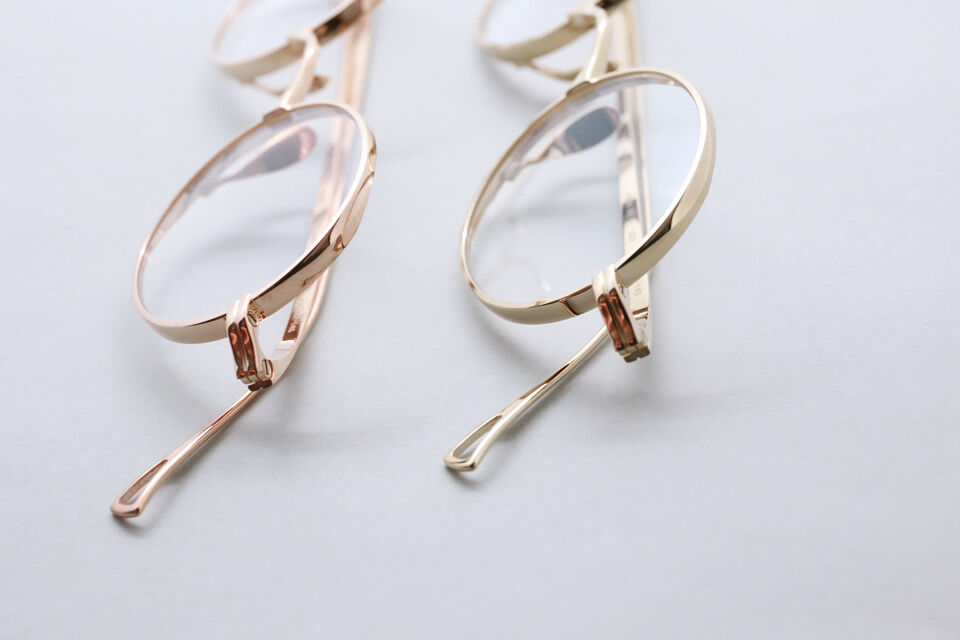 極美品 カメマンネン KMN131 RG メガネ 眼鏡 ローズゴールド 亀万年 極美品 カメマンネン KMN131 RG メガネ 眼鏡 ローズゴールド 亀万年