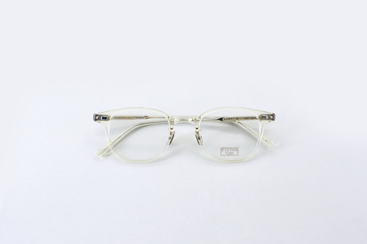 EYEVAN7285：アイヴァン7285 クリアセルフレームをPICKUP : eyewear 