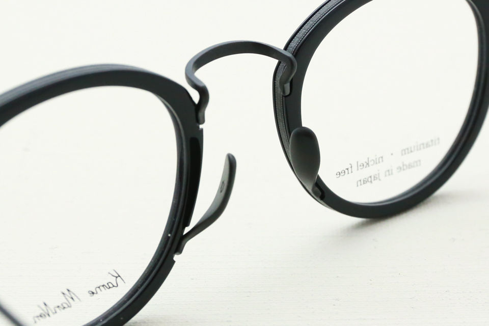 KameManNen (カメマンネン) ボストンコンビネーション メガネフレーム