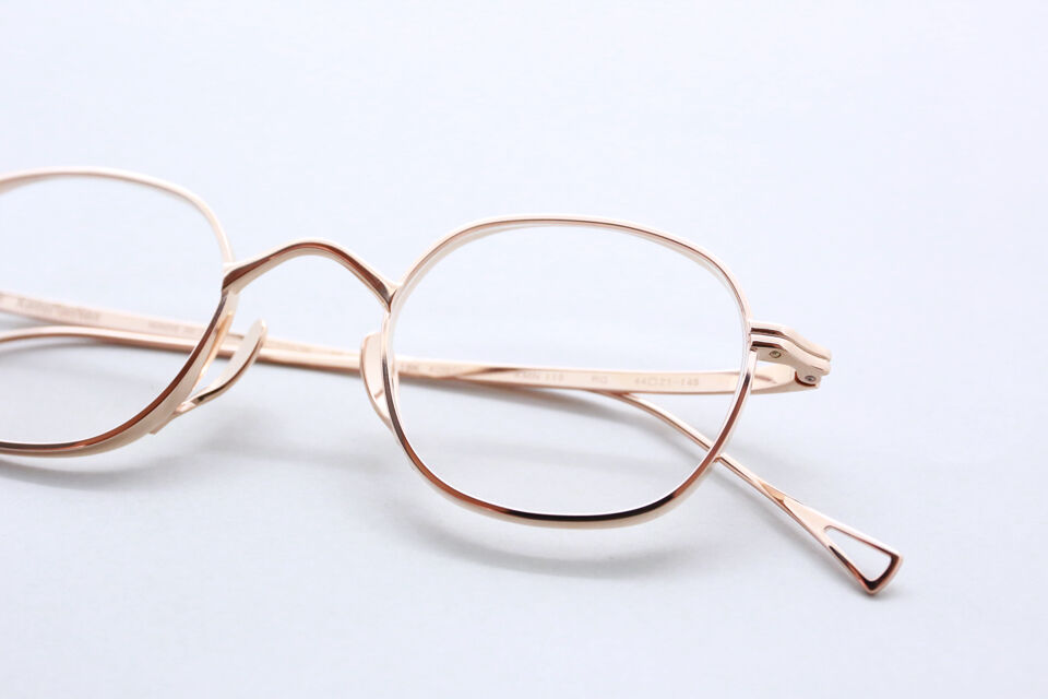 KameManNen（カメマンネン） 【 KMN-99 ＆ 115 】 新色RoseGoldな眼鏡