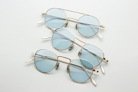 YUICHITOYAMA-薄カラーサングラス-ブルー