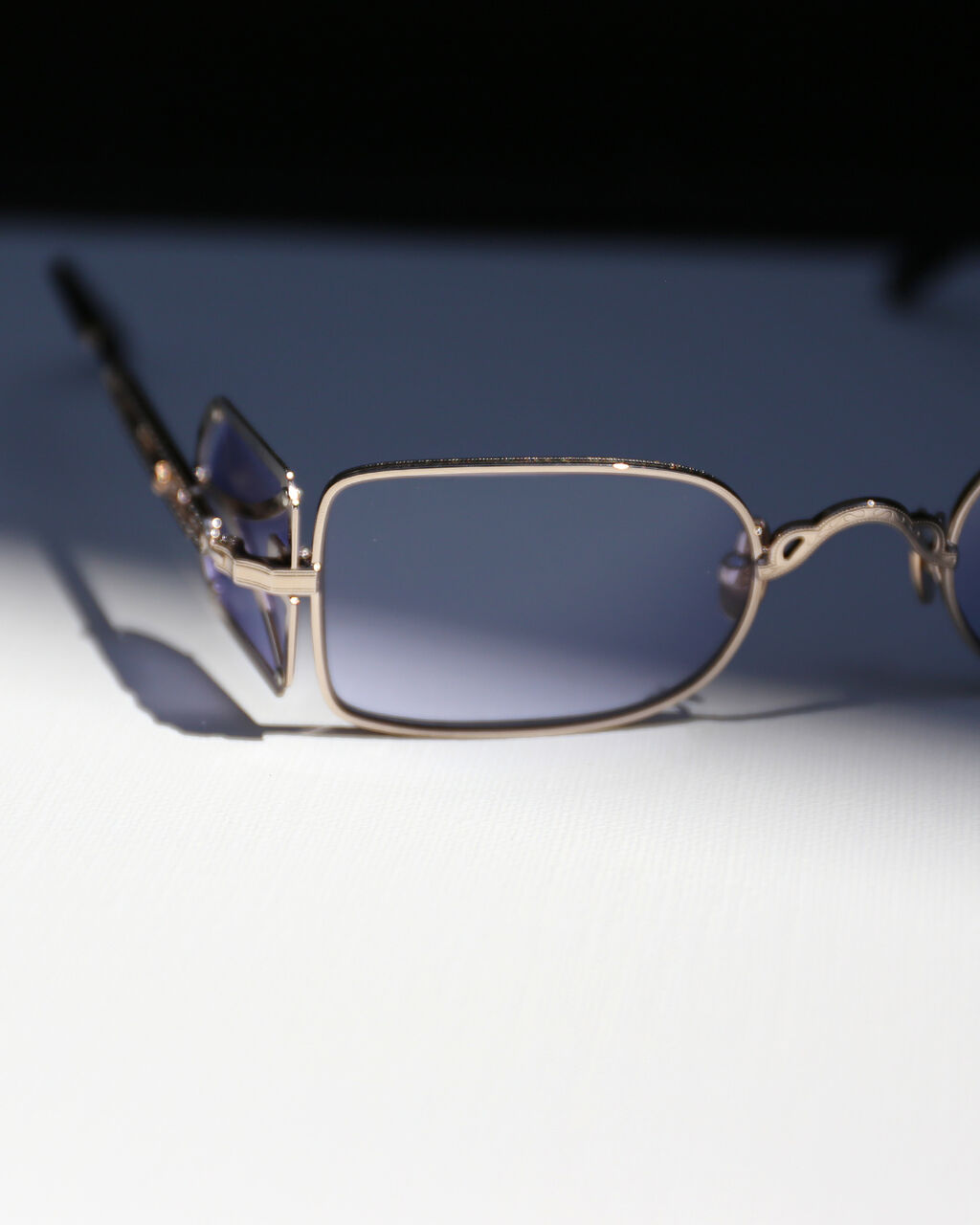 まつた Matsuda 10611 vintage titanium side shield sunglasses frames