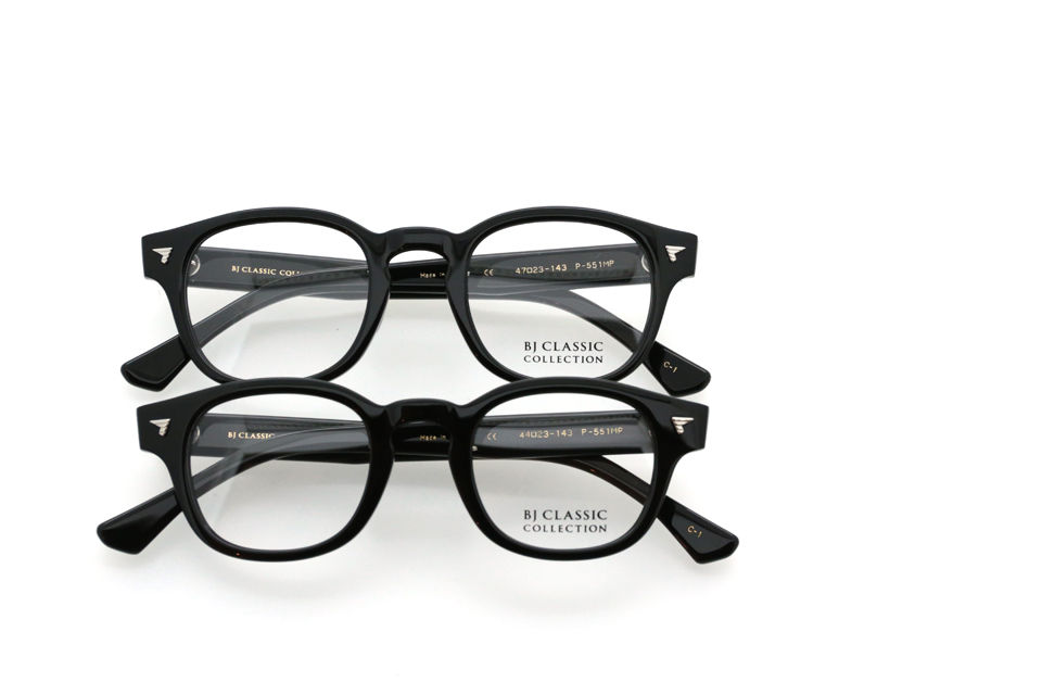 BJ Classic Collection S-801 ブラックフレーム BJ Classic Collection S-801 ブラックフレーム 所ジョージさん着用