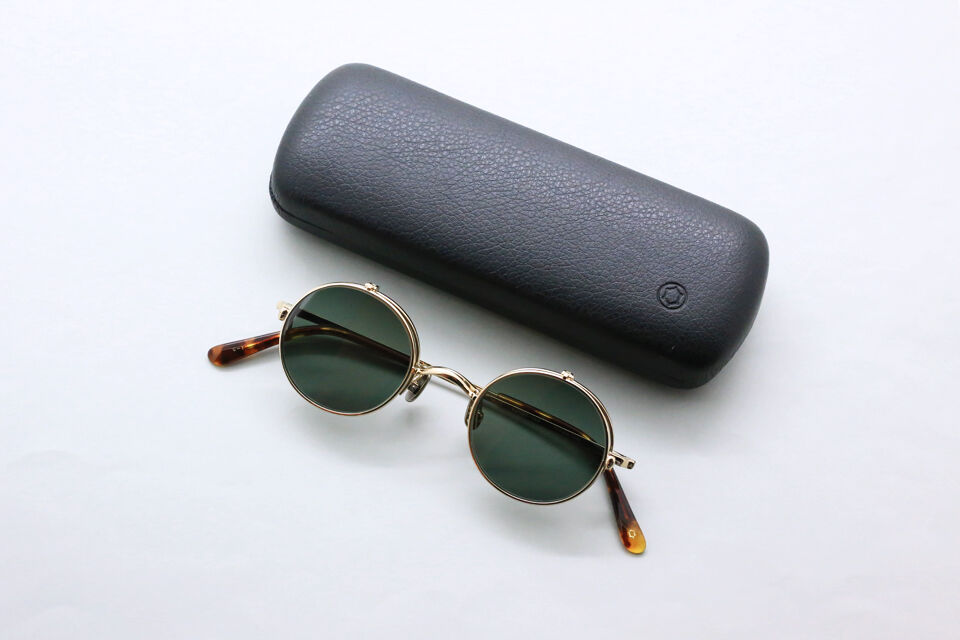 【レア】カメマンネン　跳ね上げ式サングラス KameManNen（カメマンネン）跳ね上げ複式「KMN-54W」 - シー