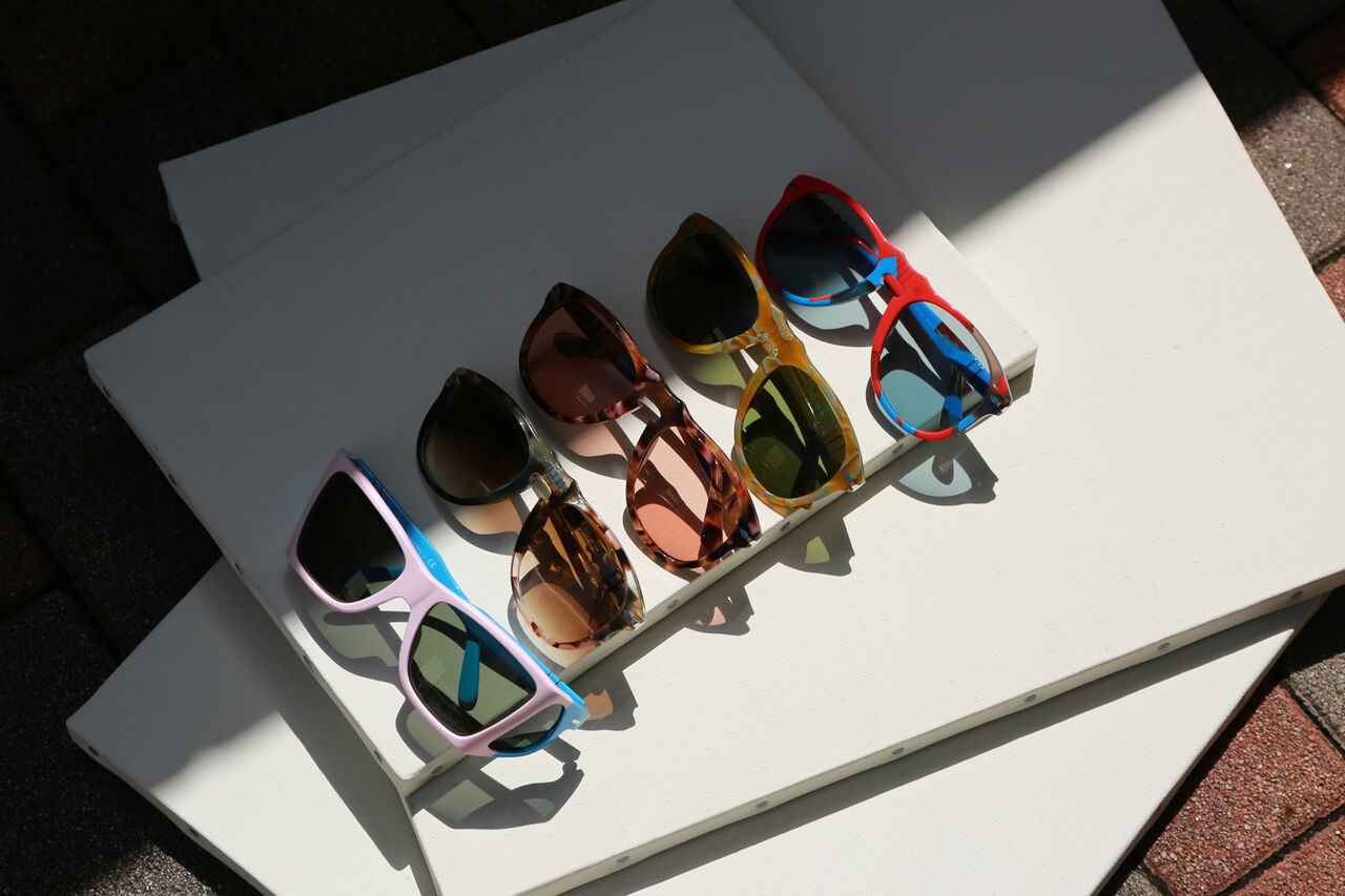 ペルソール649 × JW Anderson 限定 ブラウンマーブル サングラス ペルソール649 × JW Anderson 限定 ブラウンマーブル サングラス