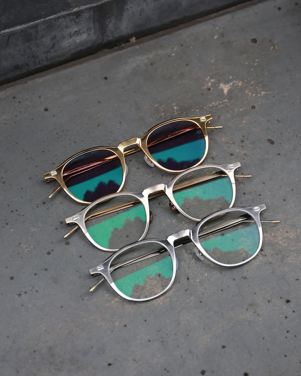 10EYEVAN no.9 V-4S アンティークゴールド 10EYEVAN no.9 V-4S アンティークゴールド