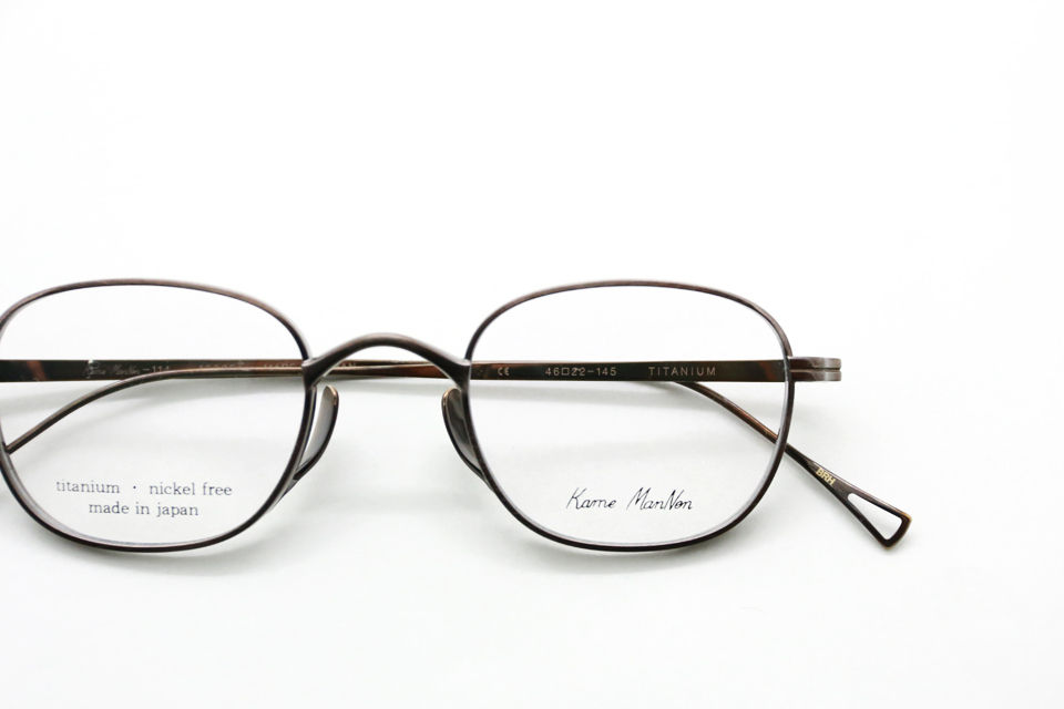 Kame ManNen （カメマンネン） 新作 厚リム眼鏡 