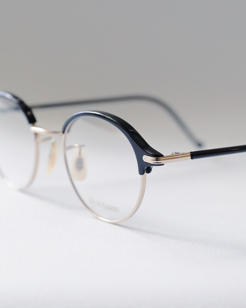 H-fusion デザインメガネ　HF-140 H-fusion HF-140  brown⁄gold | Glass AND Art