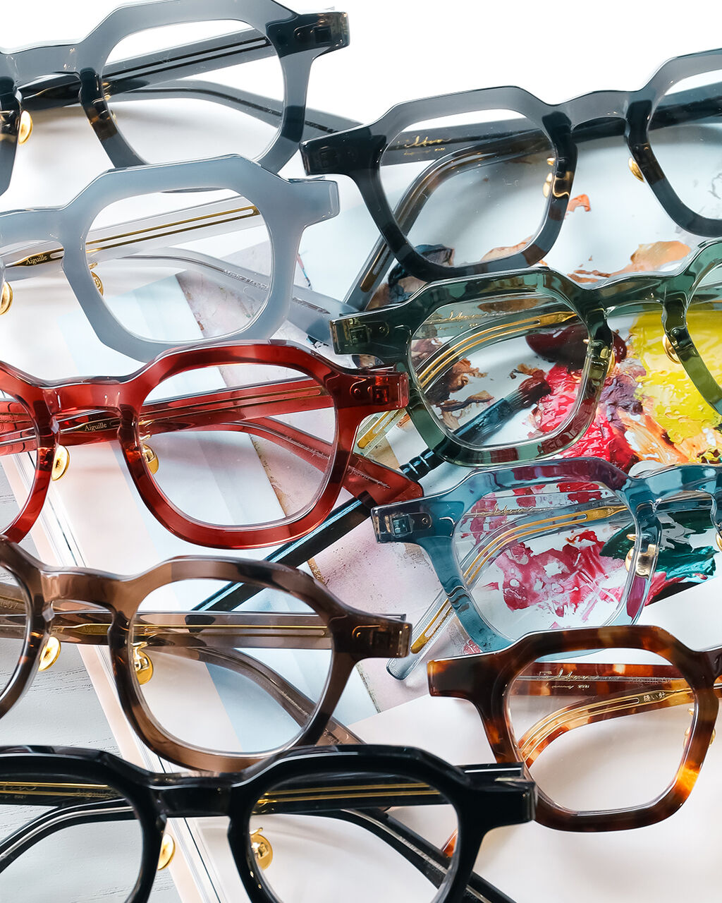 専用です。極美品　度ありFilton フィルトン Aiguille トータス柄 Filton(フィルトン)「Aiguille 07」Couleurs - 1/BLACK × Clear（縫い