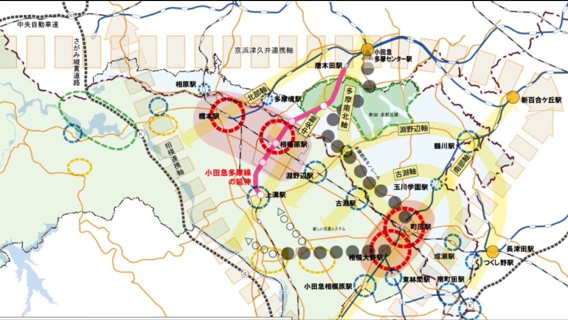 小田急多摩線の延伸 相模原市は唐木田 相模原駅 上溝案 リニア橋本駅 相模原都市計画徒然 小田急多摩線の延伸 相模原市は唐木田 相模原駅 上溝案 リニア橋本駅 相模原都市計画徒然