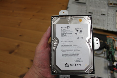 取り外したシーゲート製3.5インチHD