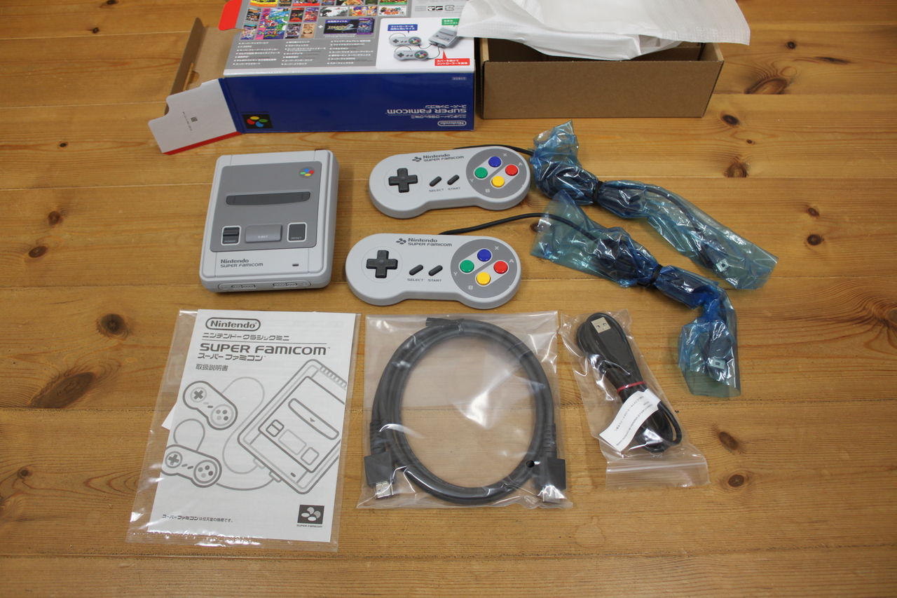 ニンテンドークラシックミニ スーパーファミコン 開封 デジpc記