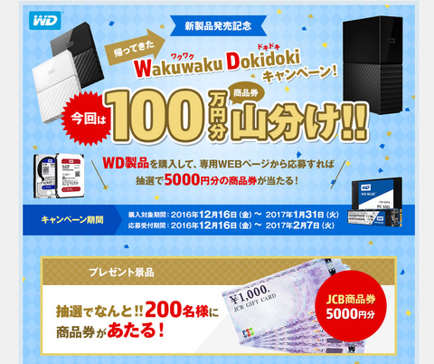 帰ってきた!WakuwakuDokidokiキャンペーン