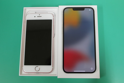 iPhone6s と　iPhone13 比較