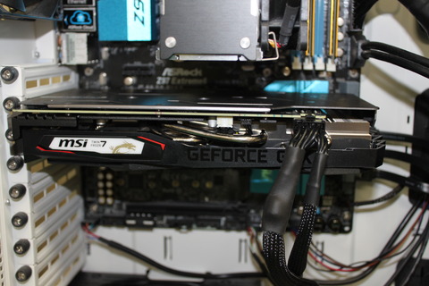 MSI GeForce GTX 1660 Ti GAMING X 6G 装着