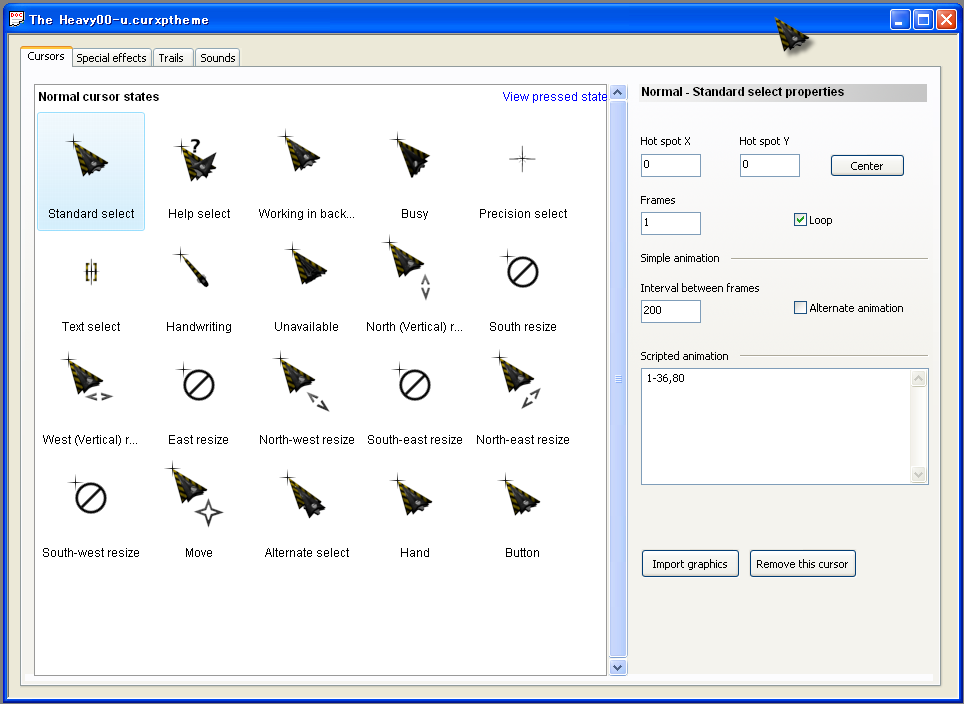 マウスカーソル ポインタ を自由で綺麗なデザインに変更できるcusorfx Windowstipsなどいろいろ