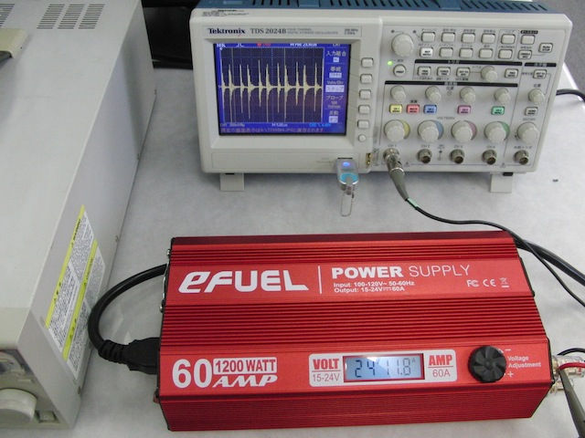 SKYRC eFuel 60A Power Supply 安定化電源評価 : いつまでも SKYRC eFuel 60A Power Supply 安定化電源評価 : いつまでも