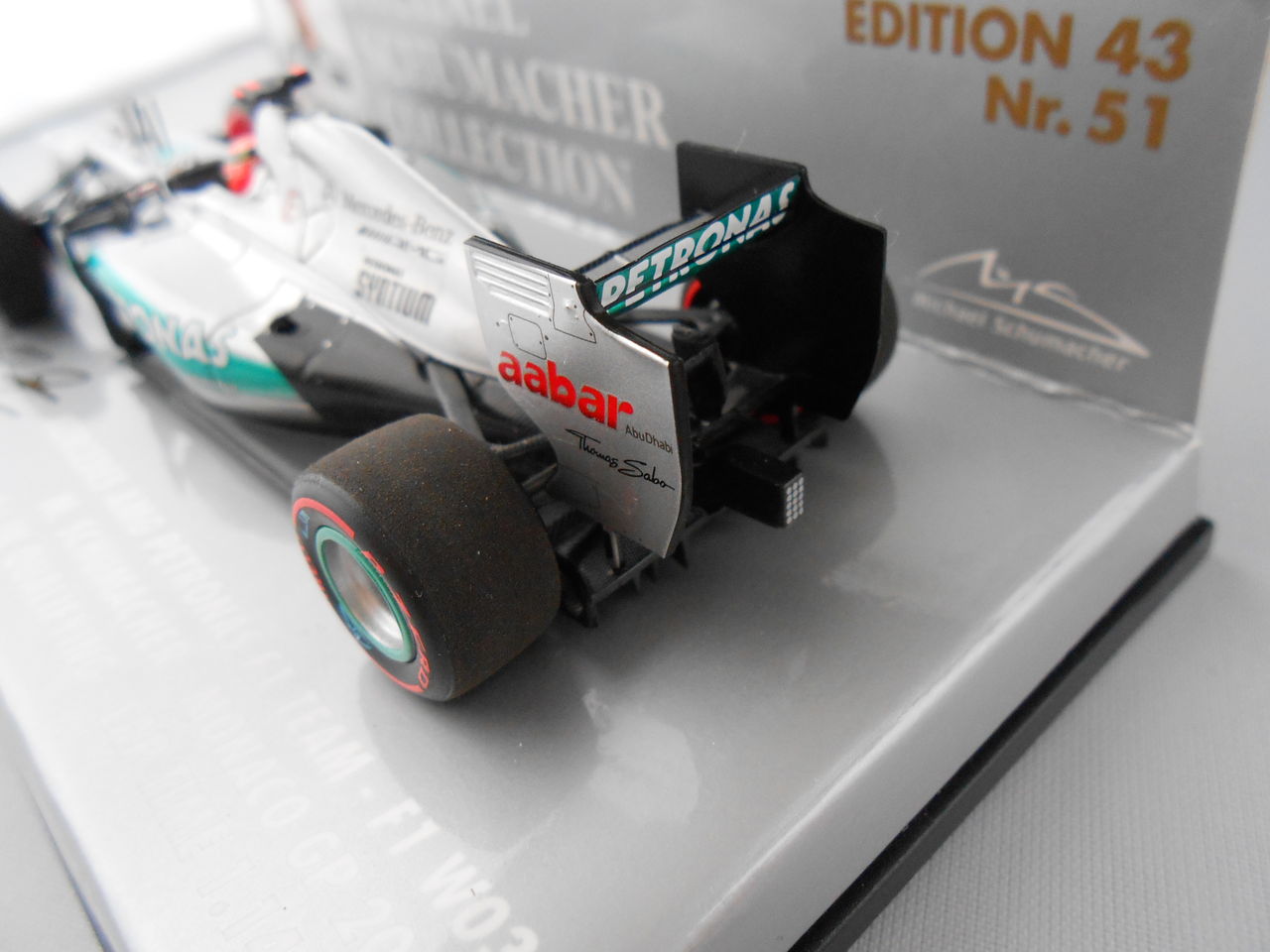 2012 1/43 メルセデスAMG W03 モナコGP ミハエル・シューマッハ
