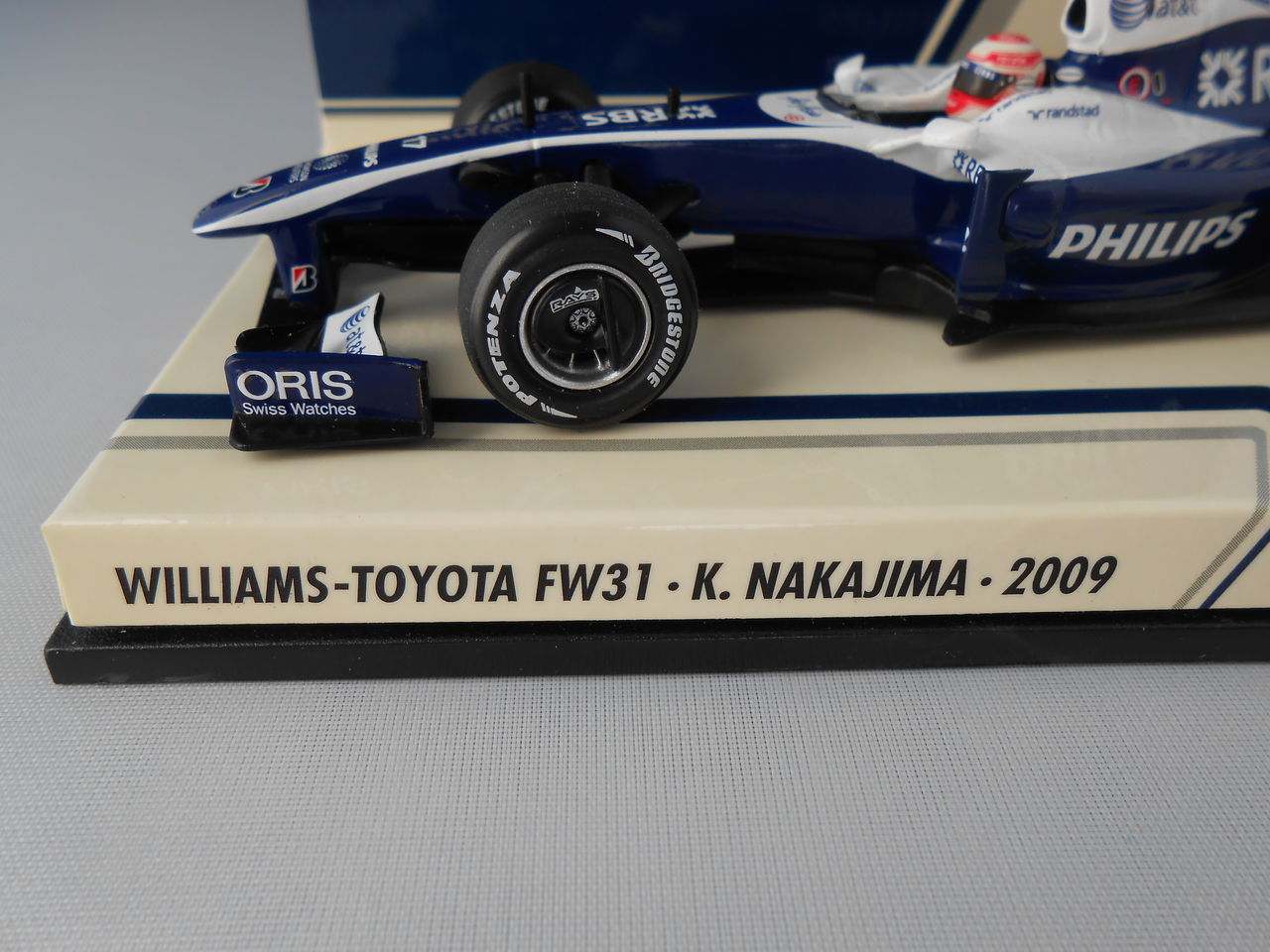 1円〜 1/43ウイリアムズ トヨタ FW31 中嶋一貴 2009 WILLIAMS