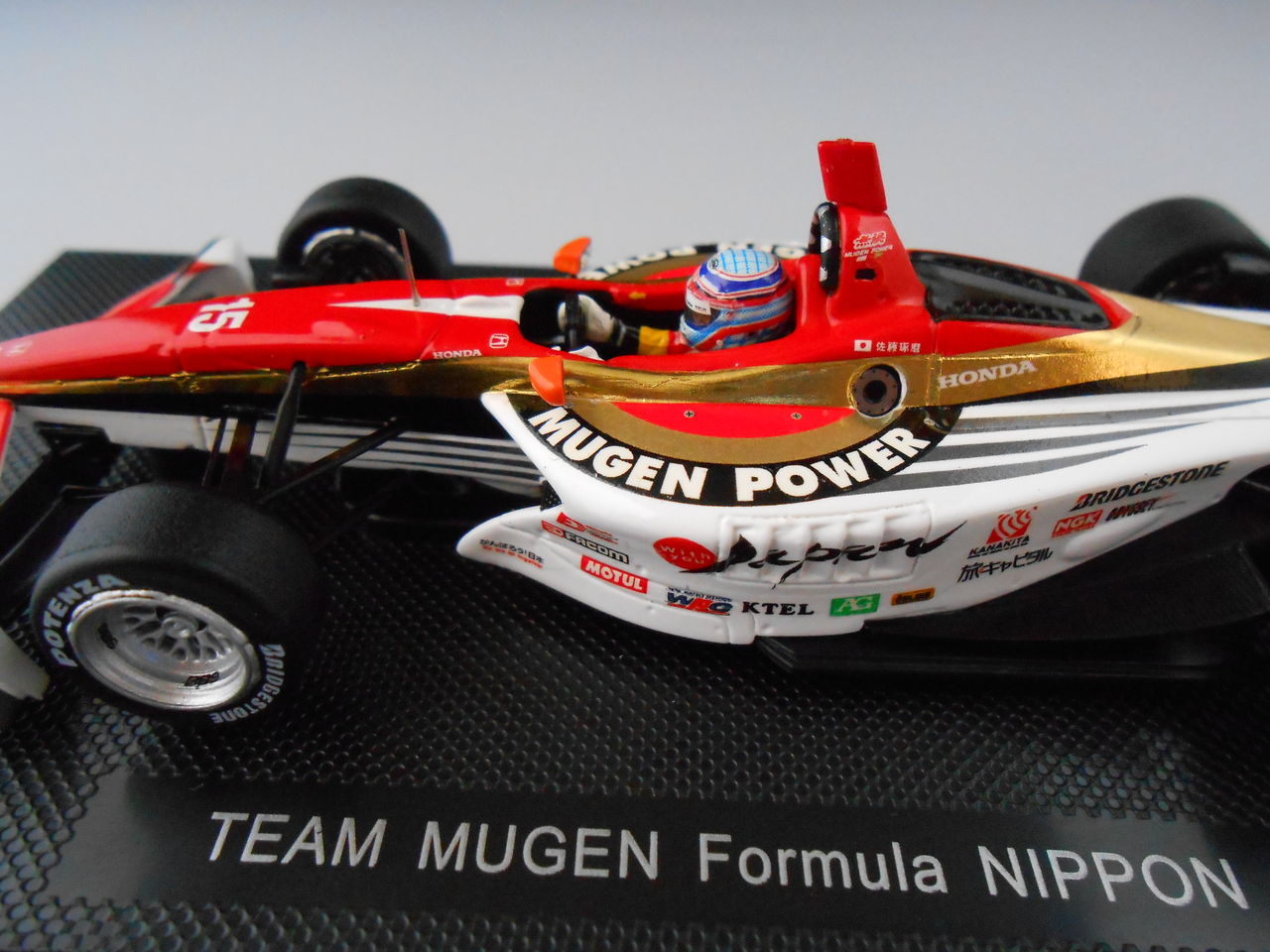 エブロ 1/43 TEAM MUGEN #15 佐藤琢磨 2012 1/43 EBBRO 無限箱 2012年フォーミュラニッポン チーム無限#15 佐藤