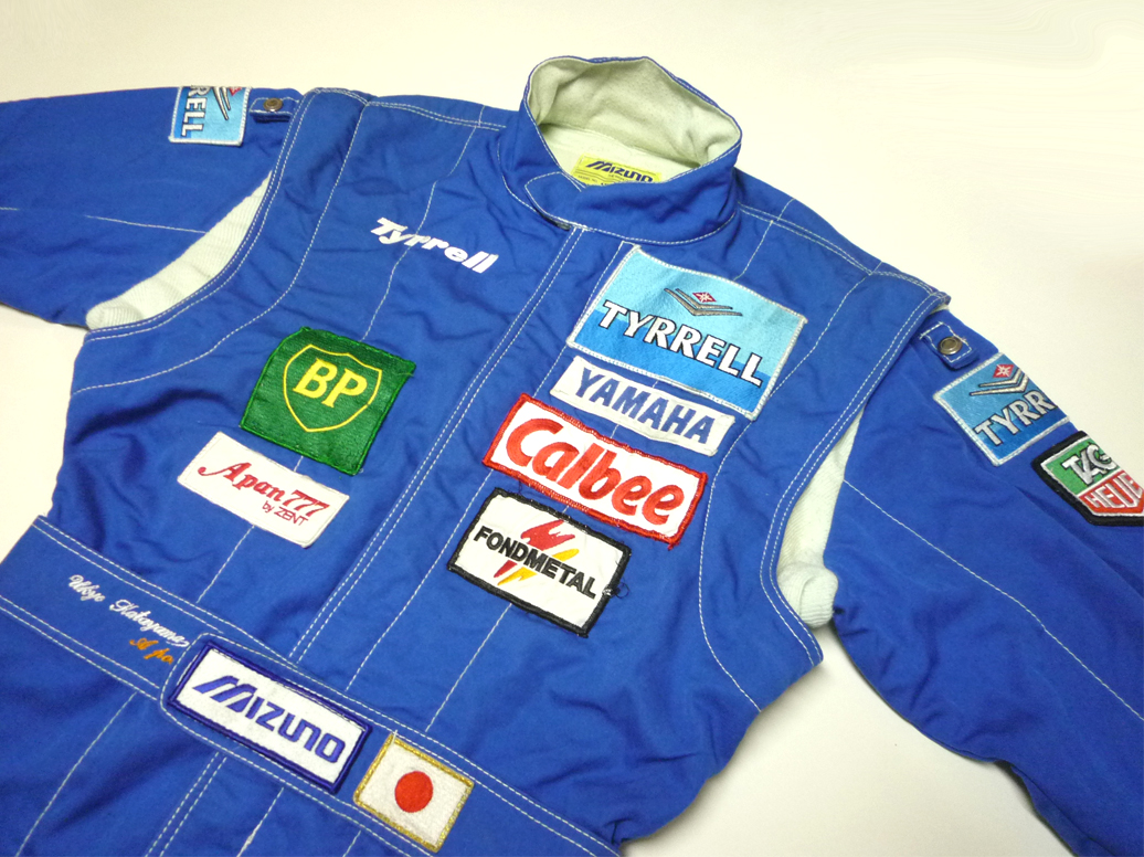 片山右京 サイン入り バイザー ティレル F1 1994