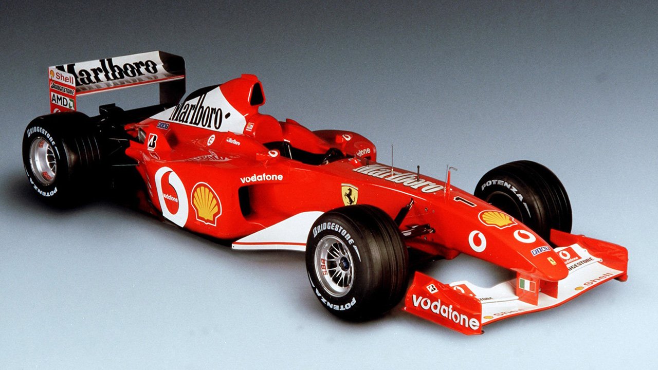 フェラーリ F2002」がF1アブダビGPオークションに登場、皇帝