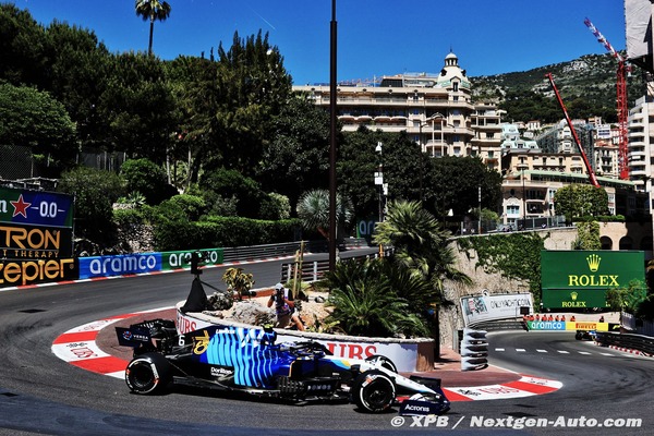 ウィリアムズFW43B、ウィリアムズのF1参戦750回記念カラーリング:2021年F1モナコGP