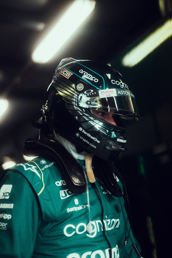 ランス・ストロールの2023年F1ヘルメット Stilo(スティーロ)製ヘルメット