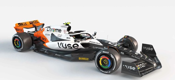 マクラーレンMCL60の三冠カラーリング(トリプルクラウンカラーリング):2023年F1モナコGP