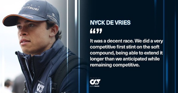 ニック・デ・フリース(アルファタウリ):2023年F1イギリスGP