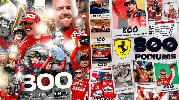 F1通信jpフェラーリ F1通算800回目の表彰台：2023年F1オーストリアGP