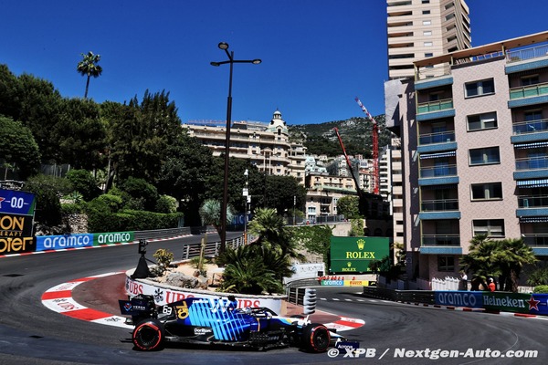 ウィリアムズFW43B、ウィリアムズのF1参戦750回記念カラーリング:2021年F1モナコGP
