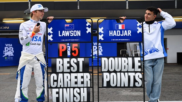 リアム・ローソン、アイザック・ハジャー：2025年F1アゼルバイジャンGP