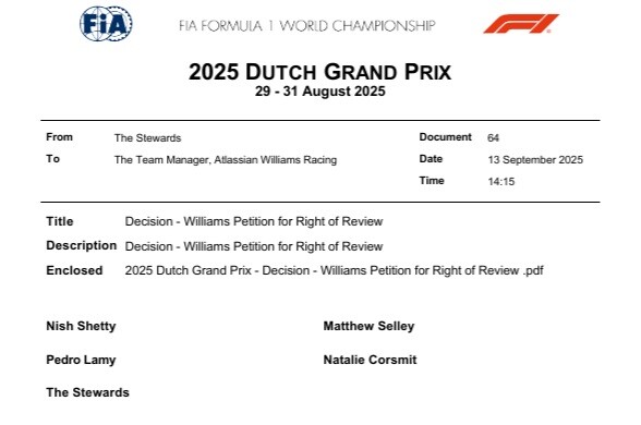 カルロス・サインツ、オランダのペナルティ取り消し：2025年F1