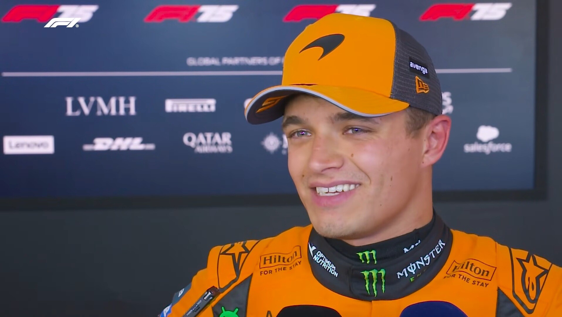 ランド・ノリス 2025年 マイアミGP マクラーレン ヘルメット 1/2 F1 ランド・ノリス 2025年 マイアミGP マクラーレン ヘルメット 1/2 F1