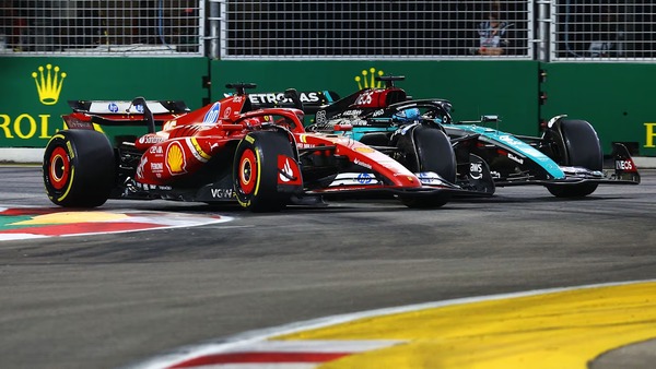 シャルル・ルクレールとジョージ・ラッセルのバトル：2024年F1シンガポールGP