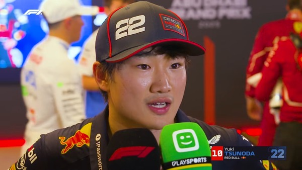 角田裕毅（レッドブル）：2025年F1アブダビGP