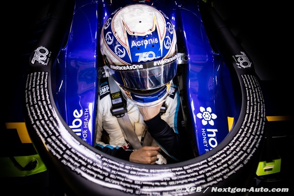 ニコラス・ラティフィ:ウィリアムズF1参戦750回記念デザイン・ヘルメット
