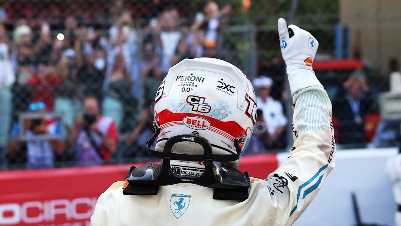 F1 シャルル ルクレール 2025 モナコGP CAP ④ スクーデリア フェラーリ 2025 チーム シャルル ルクレール