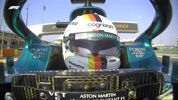 セバスチャン・ベッテル「F1ラストデザイン」2022年F1アブダビGP用ヘルメットデザイン