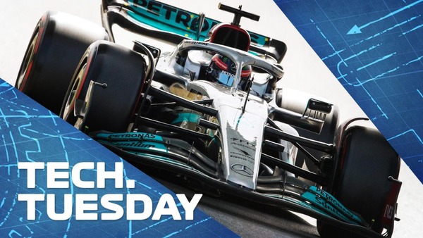 F1技術解説:メルセデスはバルセロナのアップグレードパッケージで、ついにポーポイズ問題を解決したのか?