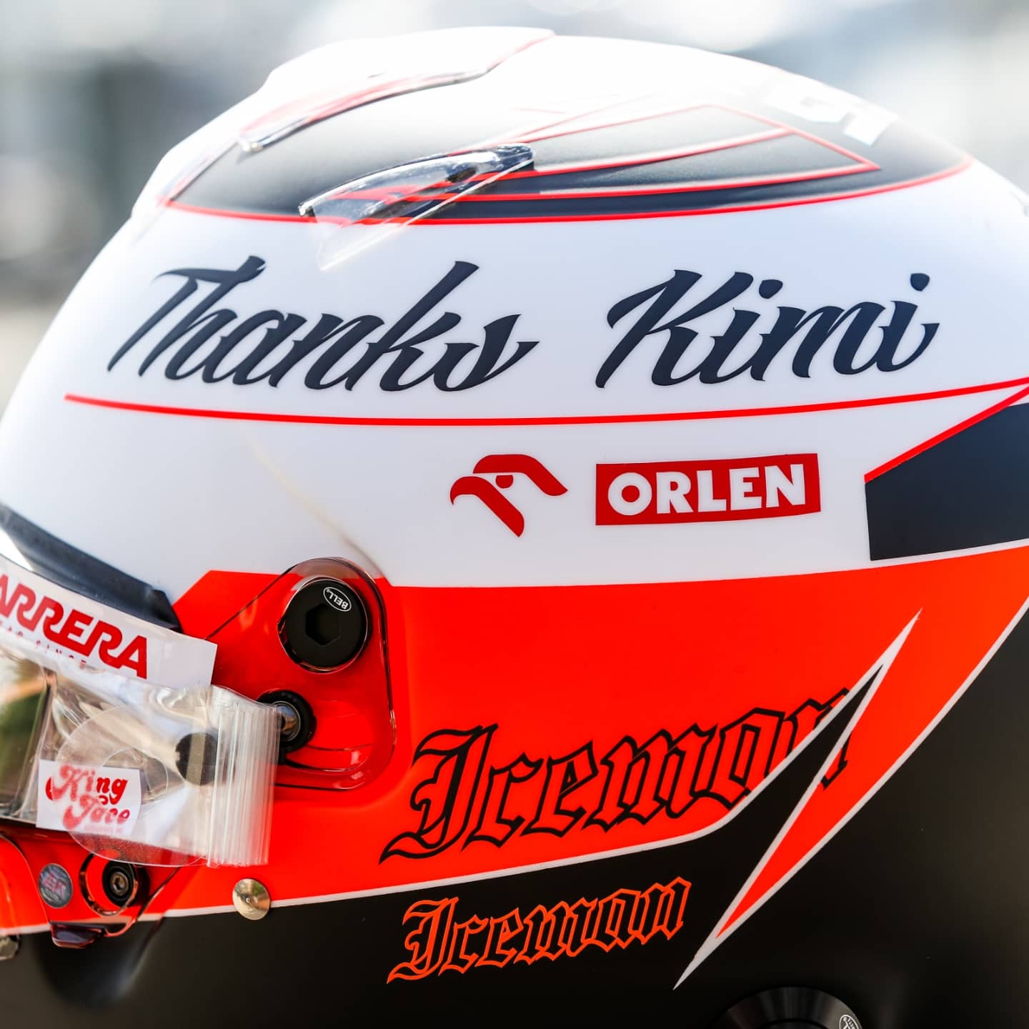 ジョビナッツィ、F1最後のヘルメットはライコネンの2007年 ジョビナッツィ、F1最後のヘルメットはライコネンの2007年