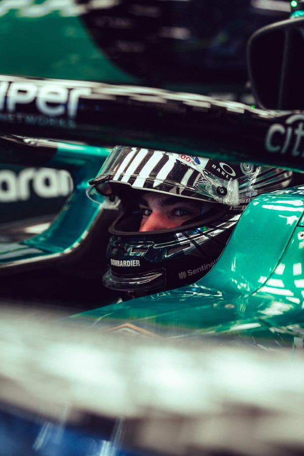 ランス・ストロールの2023年F1ヘルメット Stilo(スティーロ)製ヘルメット