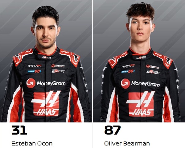 エステバン・オコン、オリバー・ベアマン：ハース、2025年F1