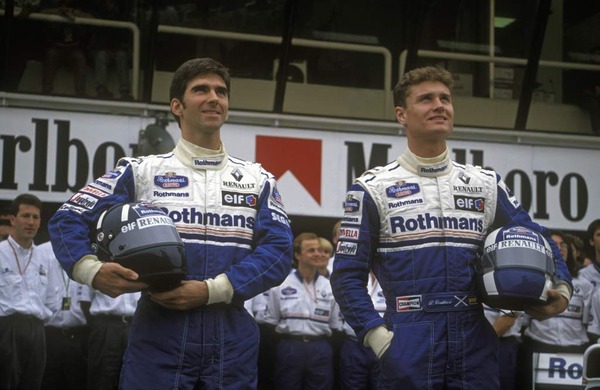 デイモン・ヒルとデイヴィッド・クルサード（ウィリアムズ）1994年F1ポルトガルGP